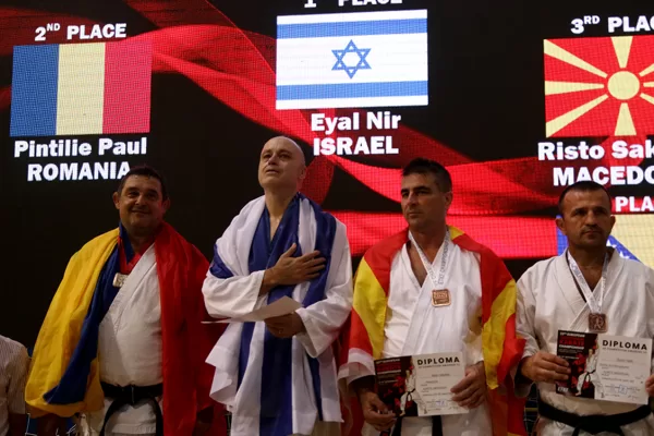 אליפות אירופה 2018 מדלית זהב בקומיטה מבוגרים לסנסאי אייל ניר
